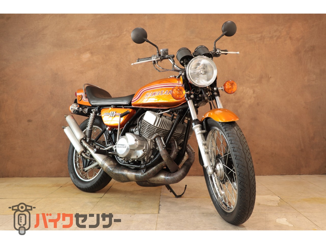 カワサキ 750SS H2 城北ムラカミ オーダー製作 胡坐チャンバー