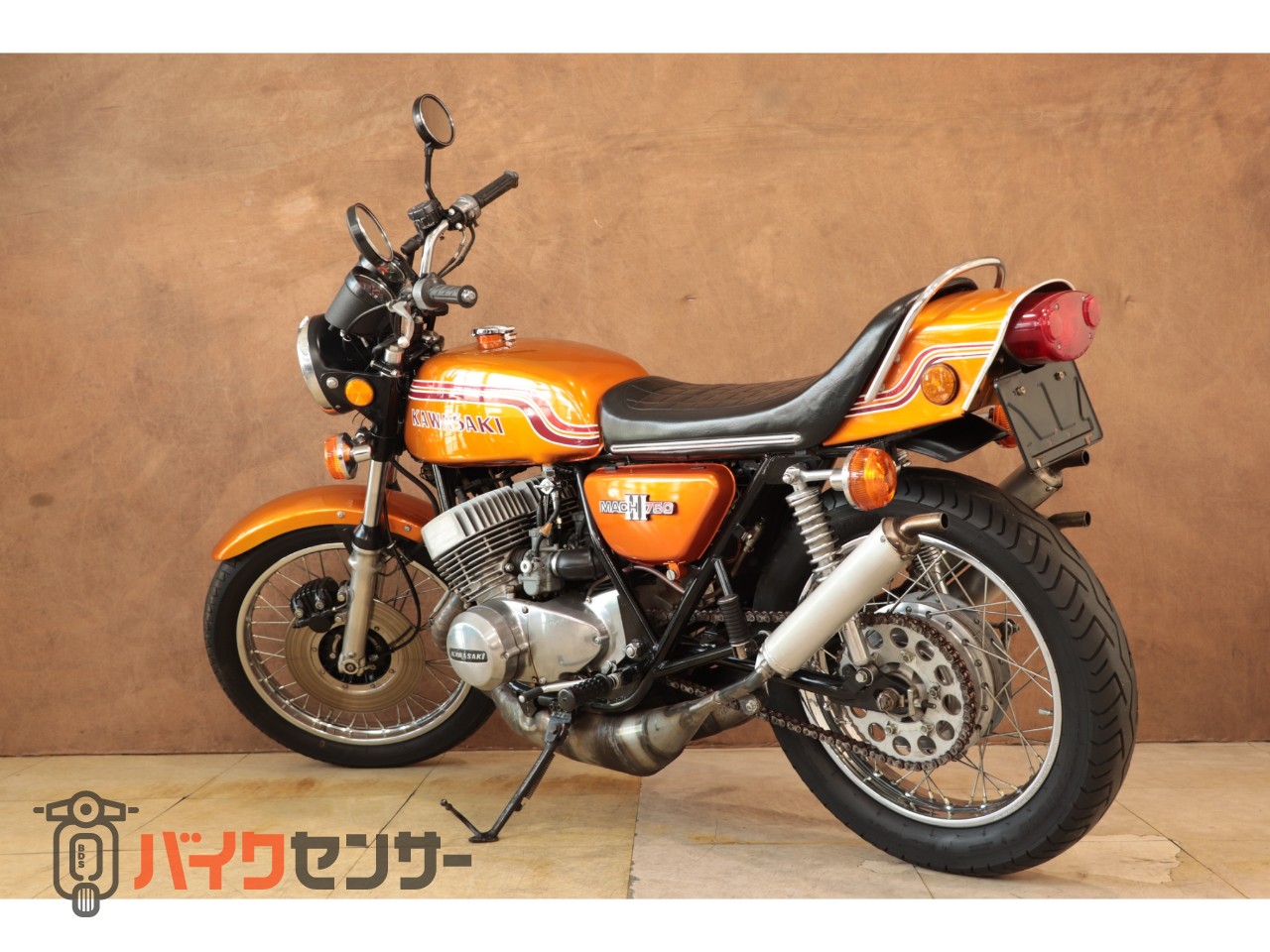 カワサキ 750SS H2 城北ムラカミ オーダー製作 胡坐チャンバー