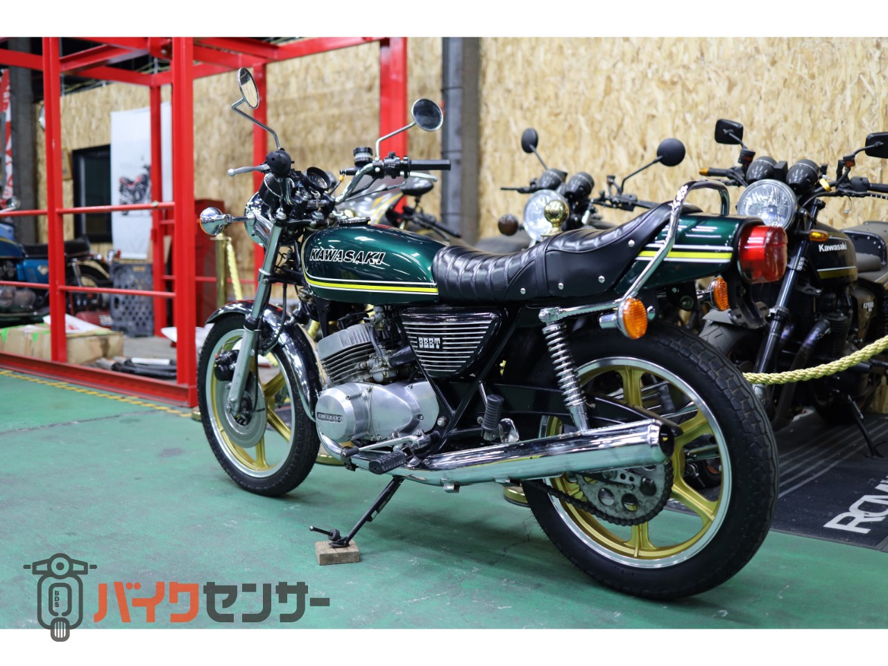 カワサキ KH250 キャストホイール BEET 純正マフラー 180Km