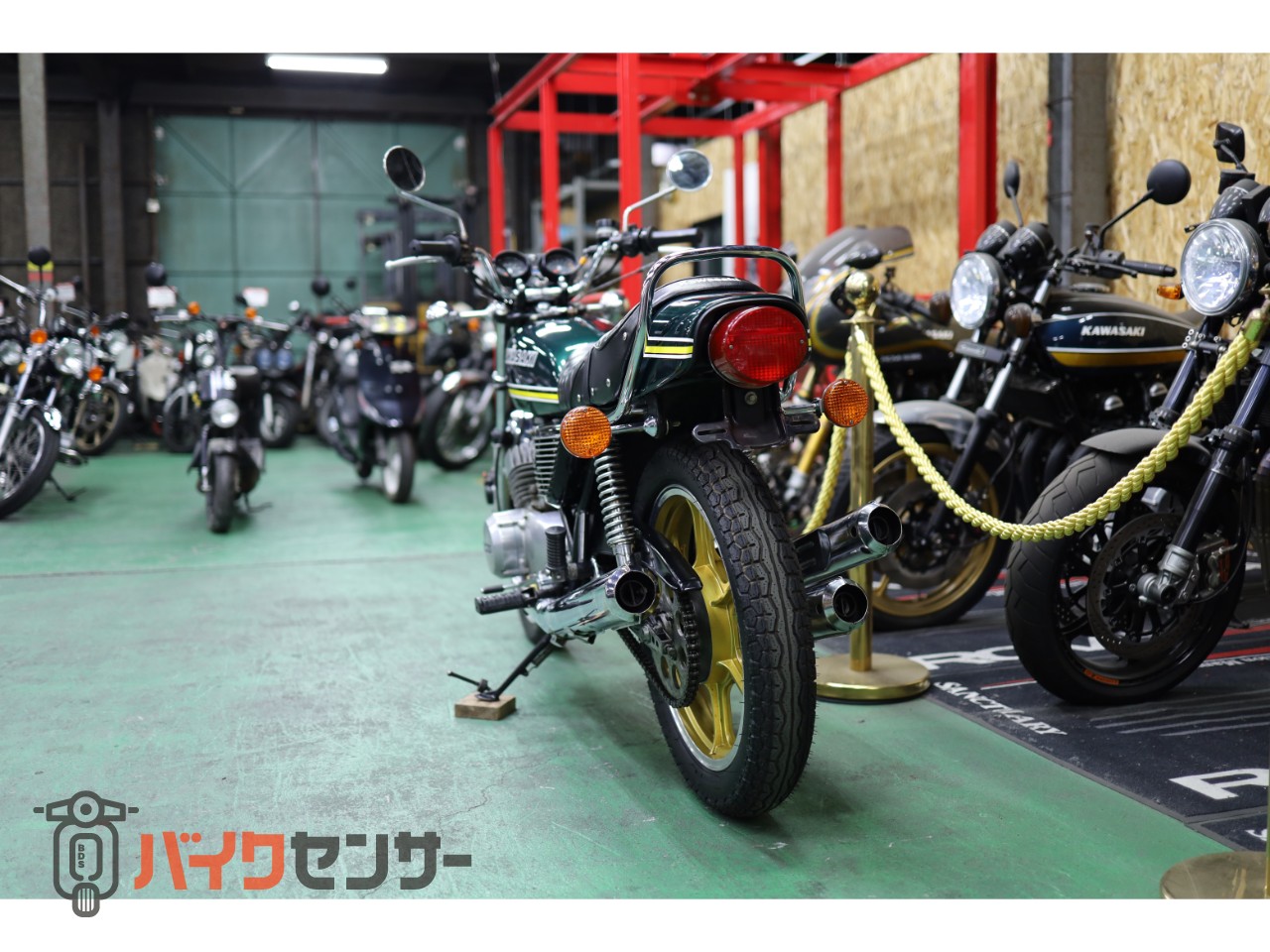 カワサキ KH250 キャストホイール BEET 純正マフラー 180Km