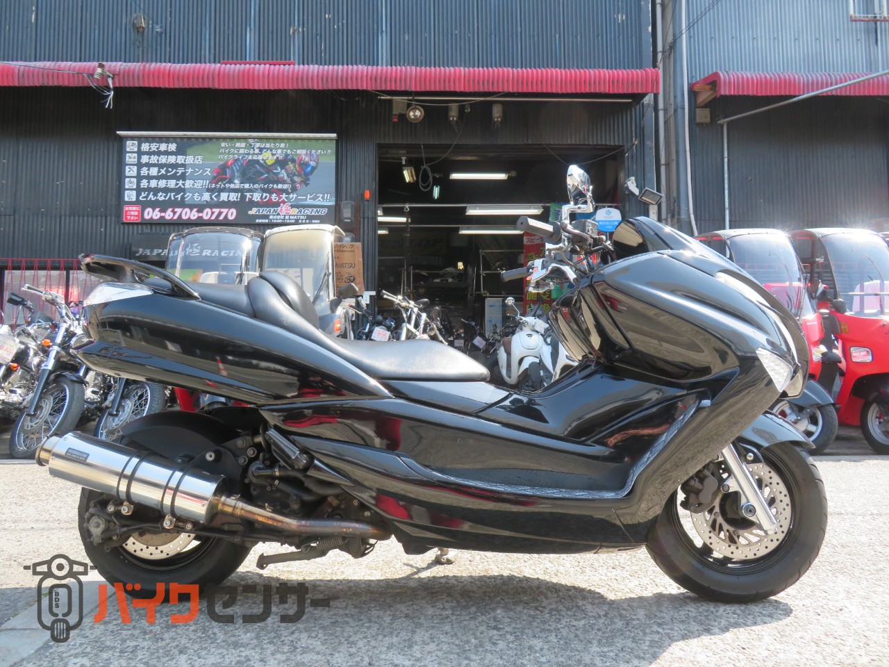 ヤマハ マジェスティ250 4D9 Newマジェ エアロ マフラー ハンドル