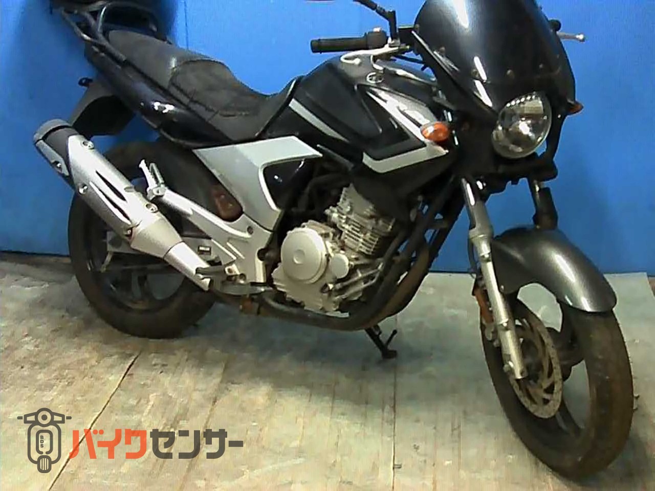 YAMAHA YBR250 黒/グレー 格安提供車 半額配送キャンペーン クランキング未確認 期間限定 現状渡し諸経費￥0- 横浜 P-Yard ヤマハ YBR250 安価提供車 B639825| BDSバイクセンサー