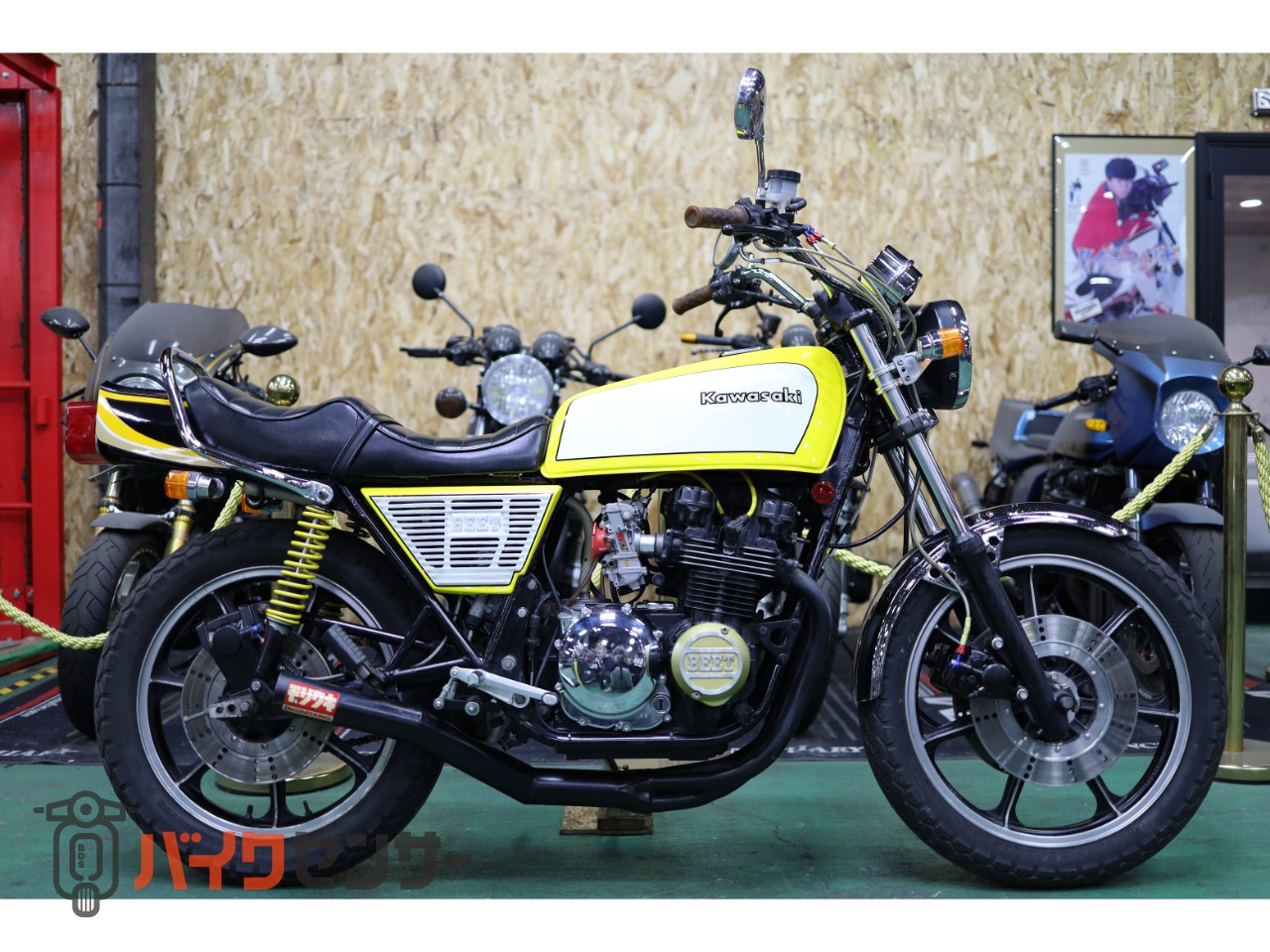 カワサキ Z400FX カスタムペイント トリプルディスク FCR32π