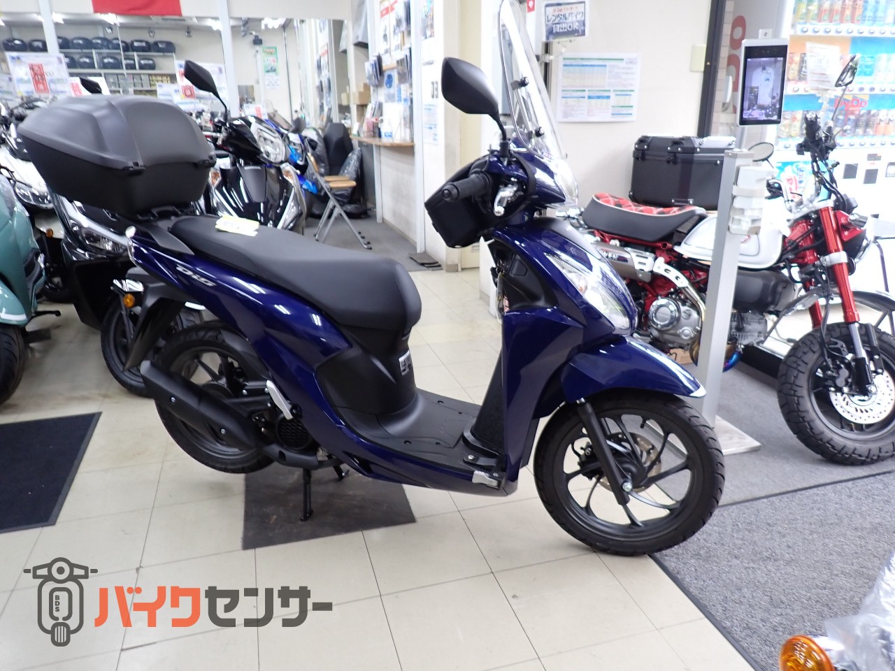 ホンダ DIO110ベーシック スクリーン グリップヒーター リアボックス ホンダ DIO110ベーシック スクリーン グリップヒーター リアボックス