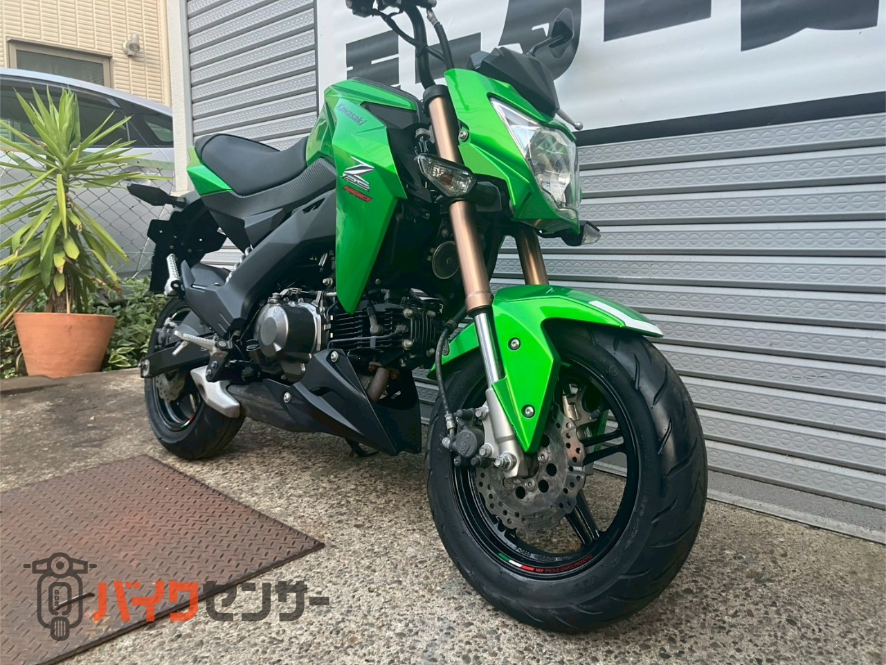59247 カワサキ BR125H-A10～ Z125PRO '16 純正 リアホイール 曲がり無