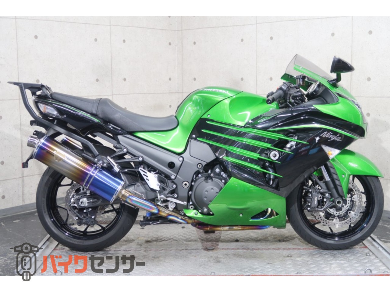 カワサキ Ninja ZX-14R ZXT40F ワイバンフルエキ ETC USB リアキャリア