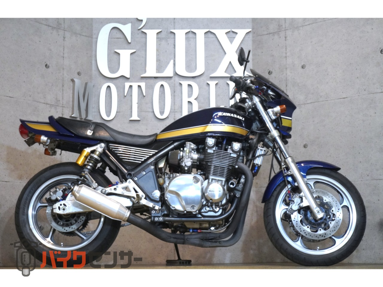 カワサキ 【動画あり】ZEPHYR1100 モリワキモナカマフラー HSR