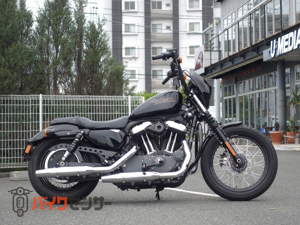 ハーレーダビッドソン XL1200N ナイトスター ○ハンドル、ビキニカウル