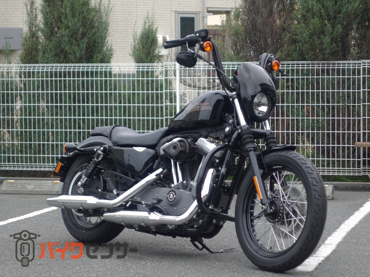 ハーレーダビッドソン XL1200N ナイトスター ○ハンドル、ビキニカウル