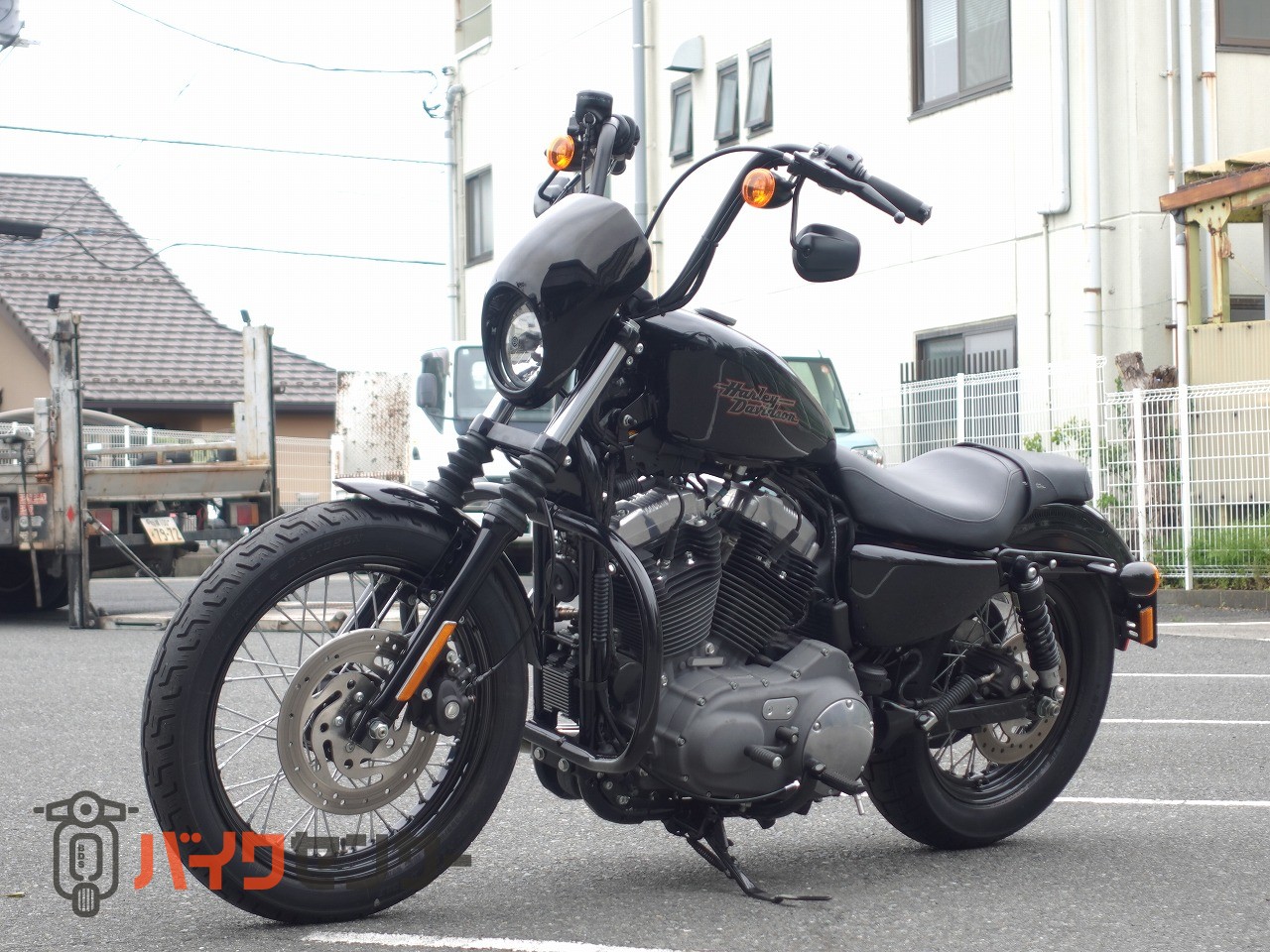 ハーレーダビッドソン XL1200N ナイトスター ○ハンドル、ビキニカウル