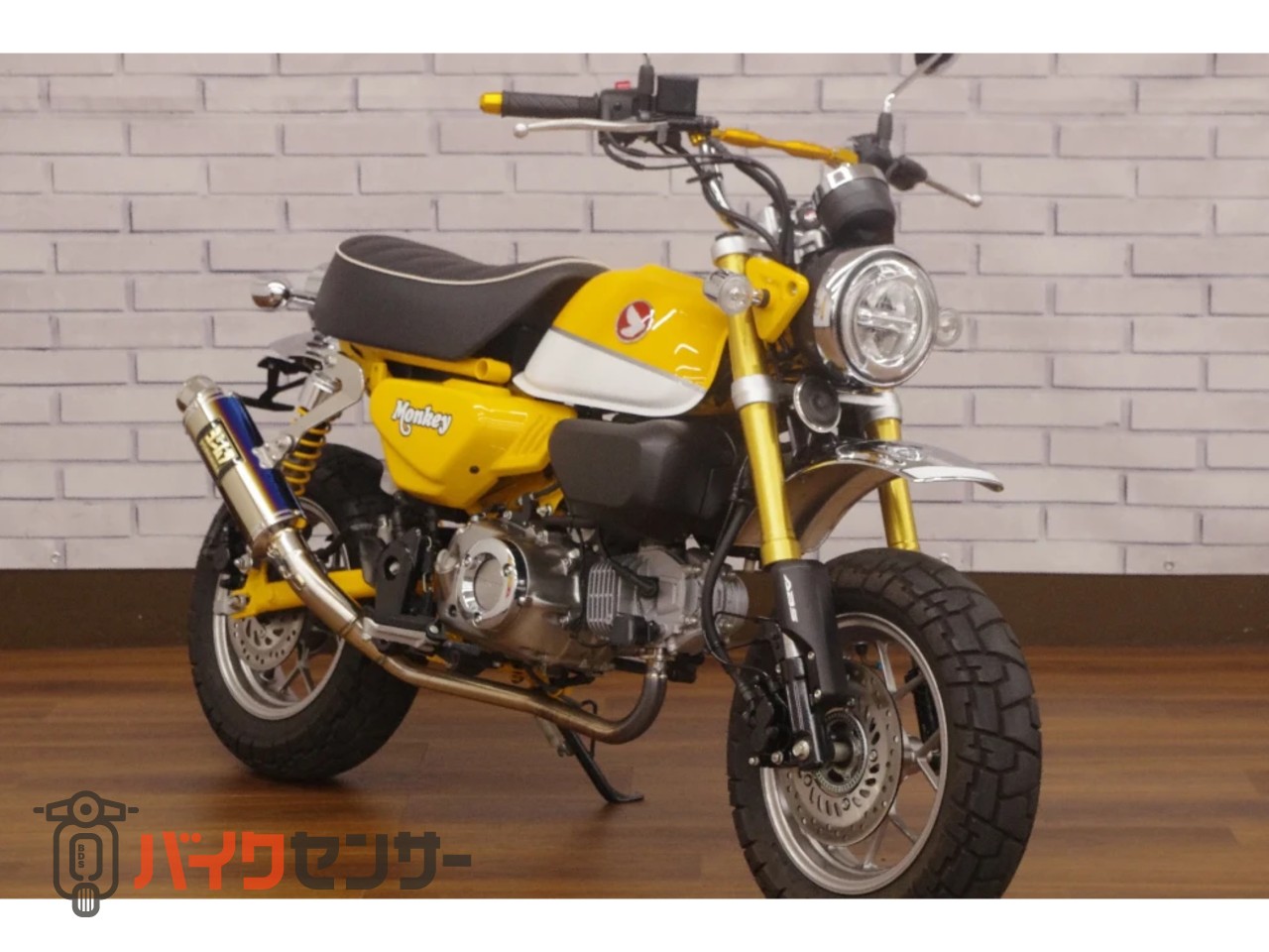 モンキー１２５　４速　黄色 ABS付 ホンダ Monkey 125 ABS 】プロトタイプに試乗！ 50cc時代を彷彿させる