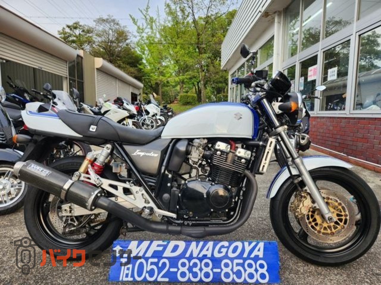GK7CA☆インパルス400☆後期インパルスクーリーカラー車検付き　GSX400 スズキ GSX400インパルス K7最終型 GK7CAモデル WRsスリップオン