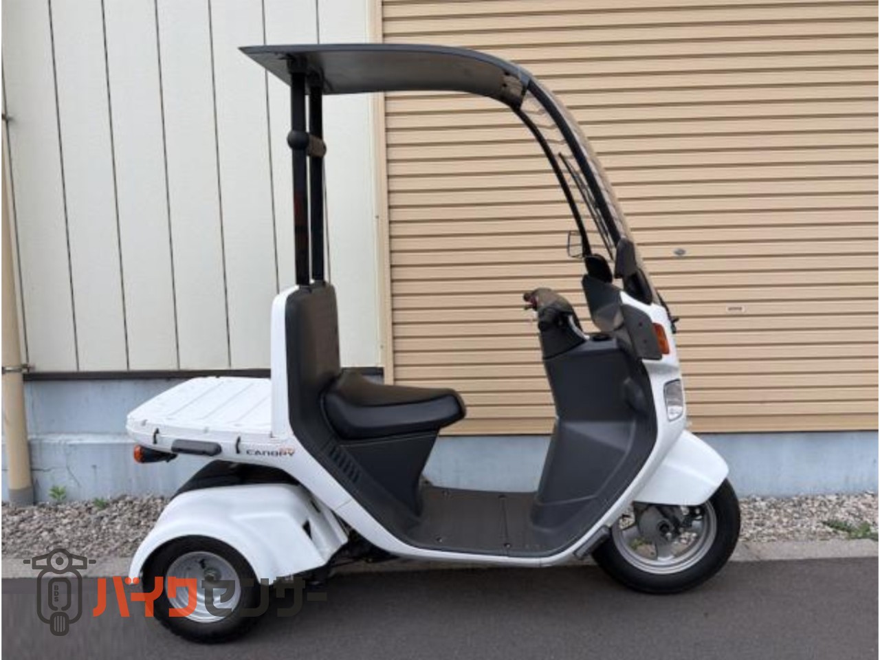ホンダのジャイロキャノピーデッキ。エンジンセル一発。綺麗でスピード55〜60km迄出ます。 ホンダ、原付3輪スクーター「ジャイロX」「ジャイロキャノピー」を一部