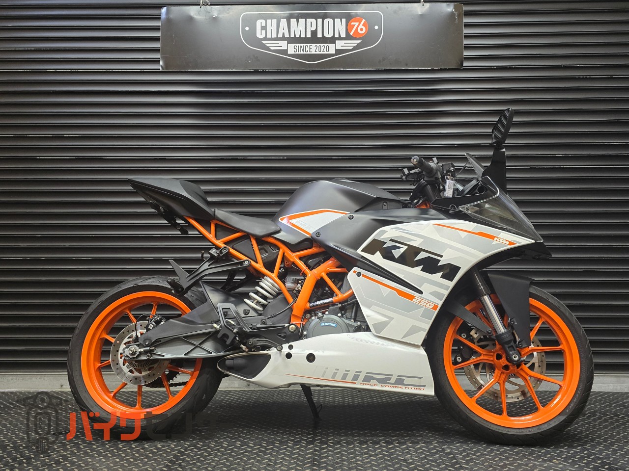 【売】KTM RC250 セミオーバーホール済み　値下げしました。 Shocking] A non-running KTM DUKE bought on Yahoo Auctions for