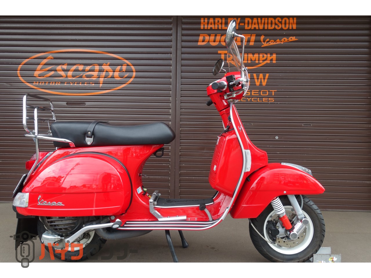 ベスパPX150ユーロ3純正マフラー　300㌔で使用 ベスパ PX150 Euro3 国交開設150周年アニバーサリーモデル ETC
