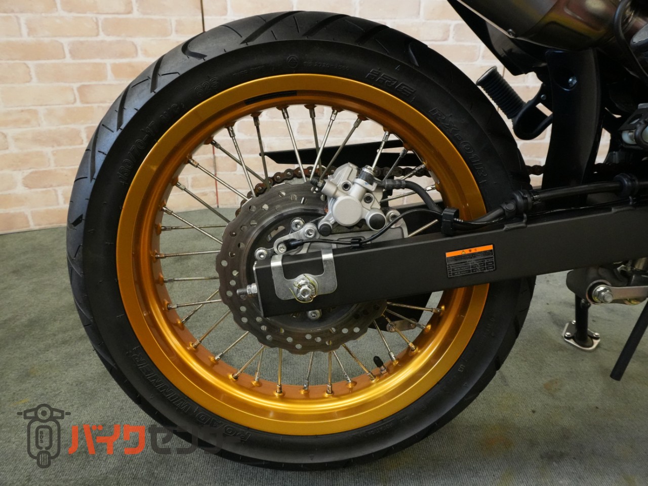 カワサキKLX230SM ノリフミフルエキマフラー フェンダーレス LEDテール