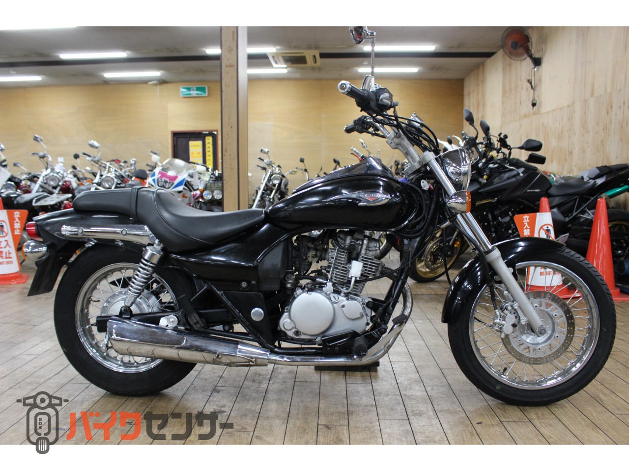 カワサキ 大阪～整備済み エリミネーター125 前後タイヤ新品 アフター