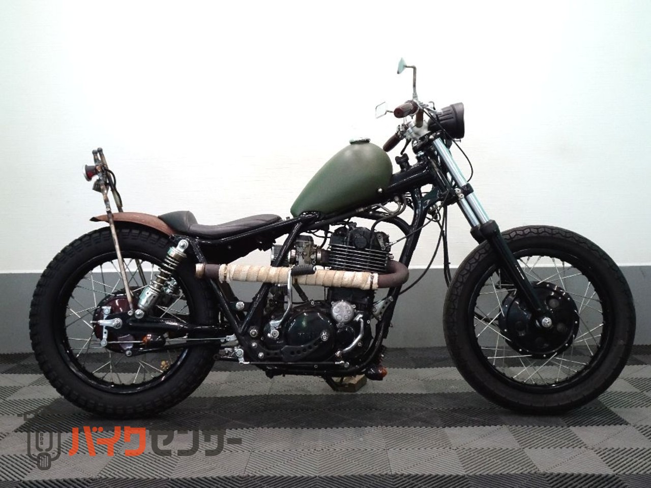 ヤマハ SR400-2 チョッパーカスタム！ 綺麗だけどビンテージ？ サビの 
