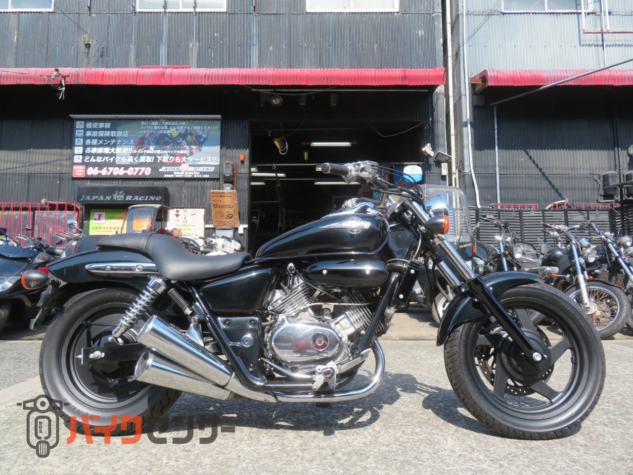 ホンダ マグナ250 ブラック＆マットカラー シートカバー新品 B657783