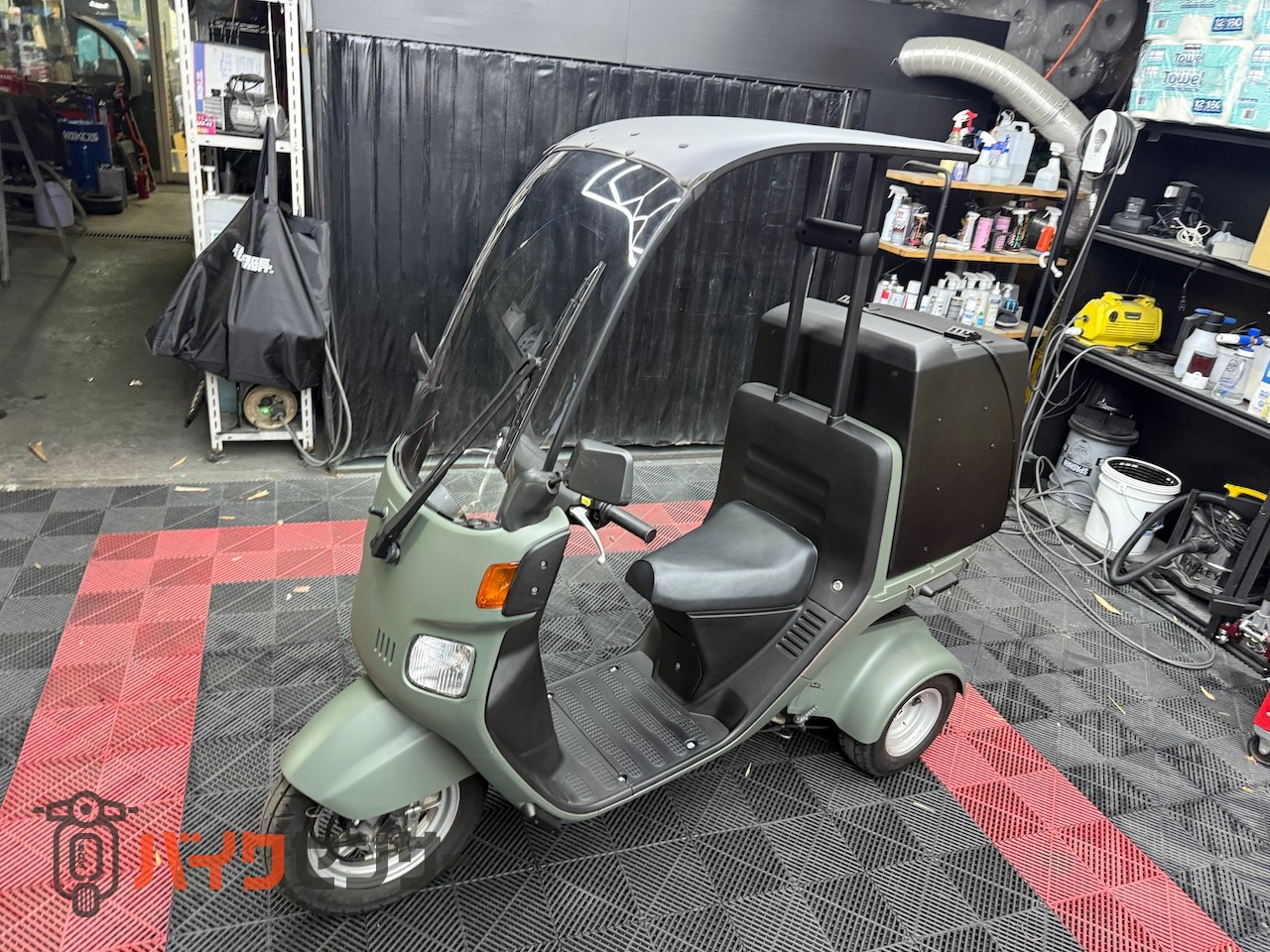 ホンダ ジャイロキャノピー 4スト後期型 リアボックス 新塗装マット