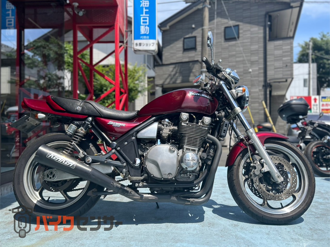 カワサキ ZEPHYR1100 1992年モデル ルミナスビンテージレッド KERKER