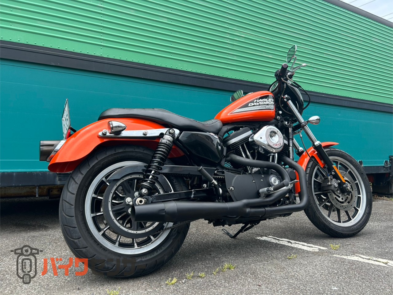 ハーレーダビッドソン XL883R 2013年モデル パパサン オレンジ 車検