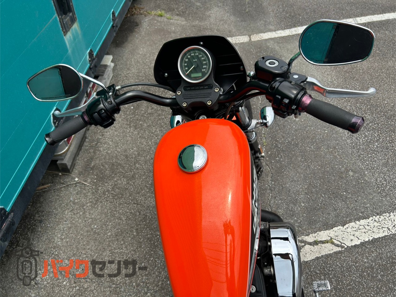 ハーレーダビッドソン XL883R 2013年モデル パパサン オレンジ 車検