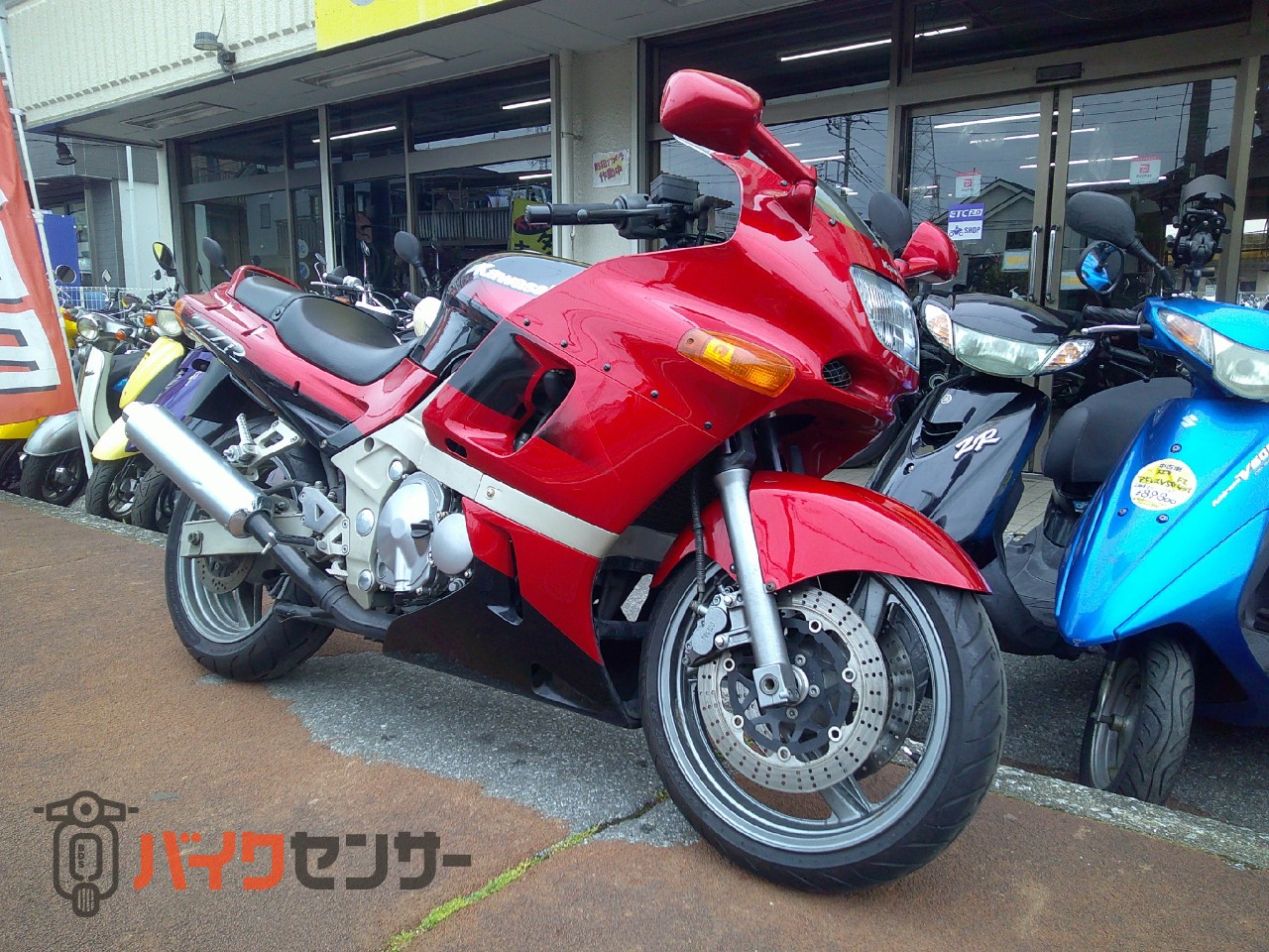 カワサキ 【動画あり】ZZ-R400 水冷4サイクル4気筒エンジン フルカウル