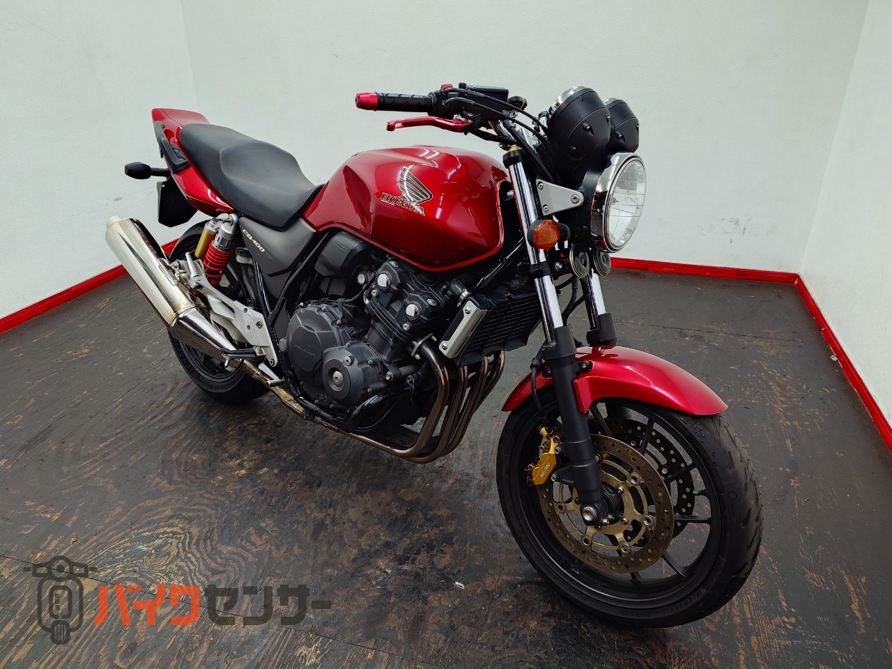 ホンダ CB400 SUPER FOUR VTEC REVO NC42中期 エンジンガード 社外