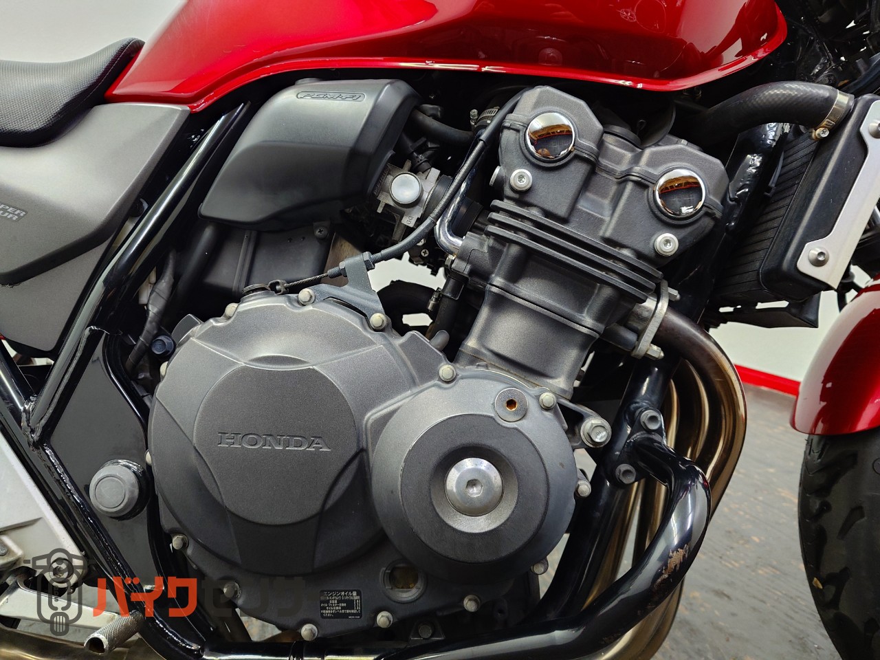ホンダ CB400 SUPER FOUR VTEC REVO NC42中期 エンジンガード 社外