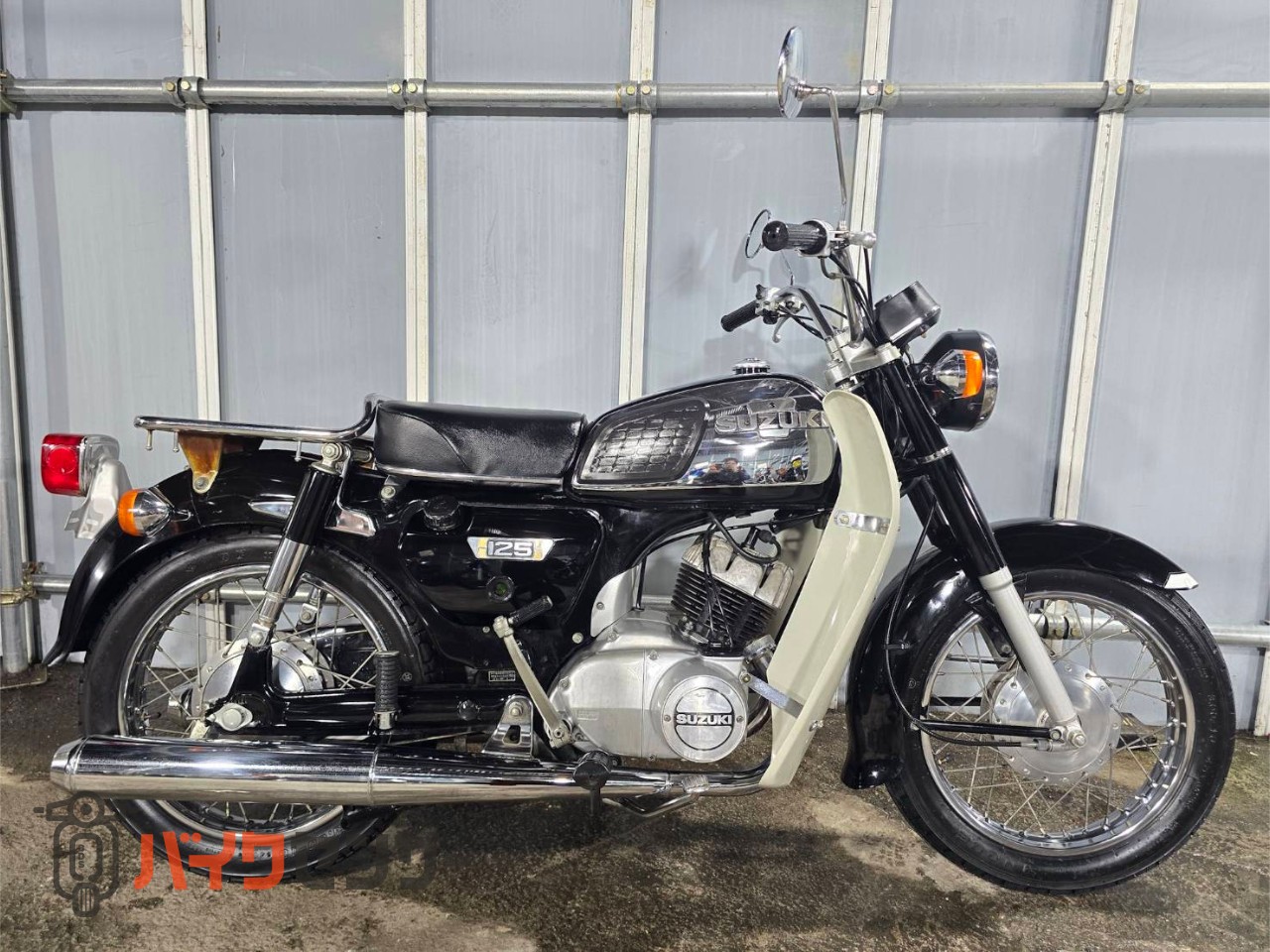 スズキ K125 1990年モデル フルノーマル レッグシールド キャブレター