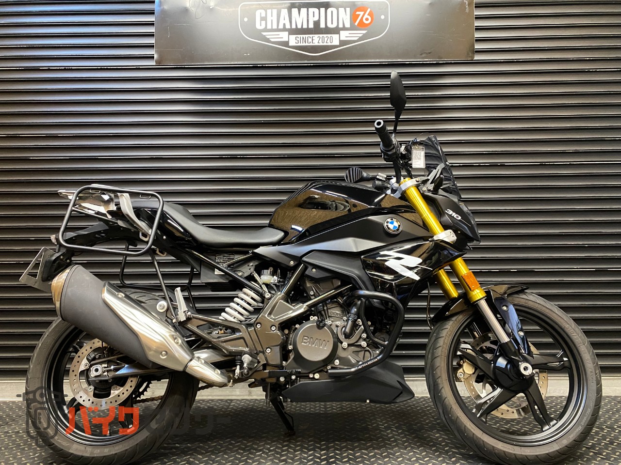 BMW G310R ETC2.0 前後ドライブレコーダー付き サイドケースホルダー