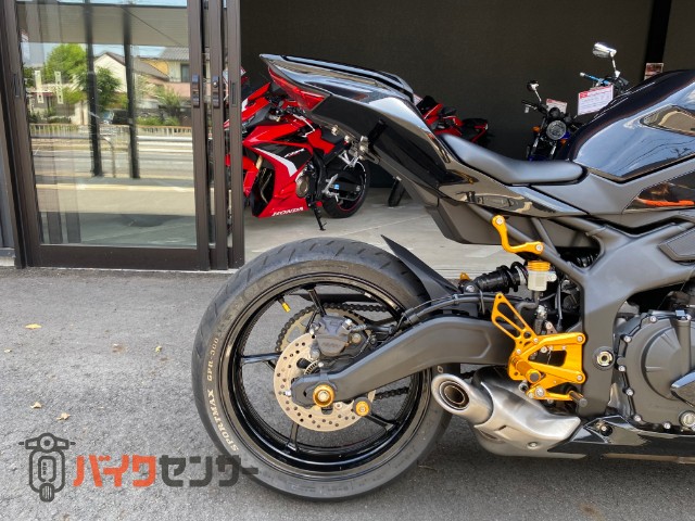 Ninja ZX-25R BabyFace製カスタムパーツ多数 バックステップ