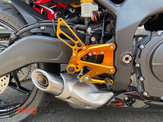Ninja ZX-25R BabyFace製カスタムパーツ多数 バックステップ