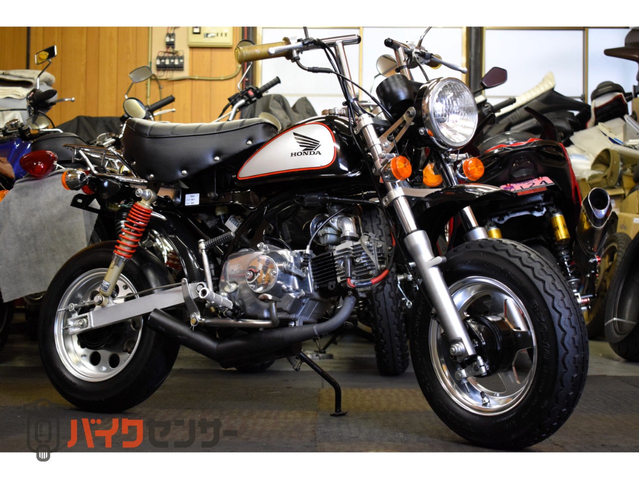 廃盤　HONDAモンキーjmcaマフラー POSH製 ホンダ モンキー AB27 カスタム多数 JMCA認定POSHマフラー PC20BIG