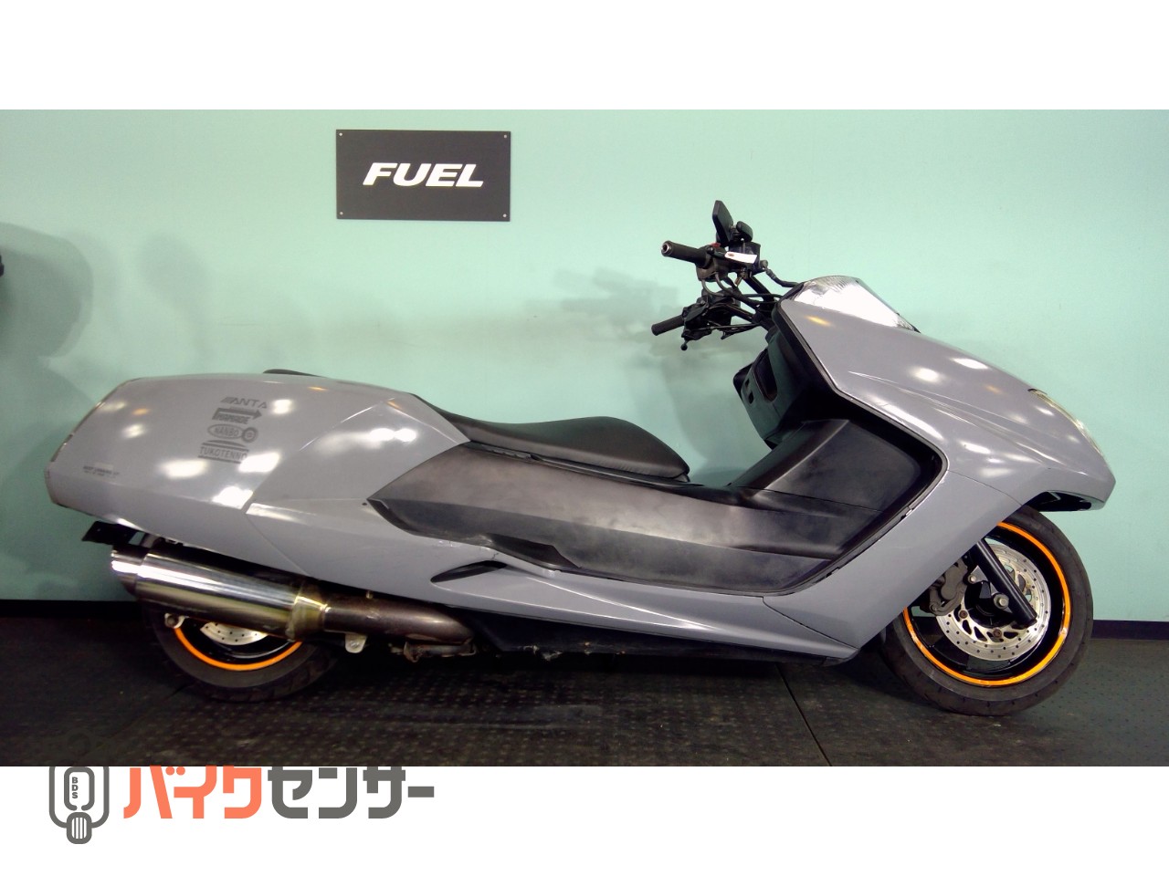 マグザム250 ヤマハ マグザム SG17J 社外マフラー ローダウン 社外ハンドル B666706