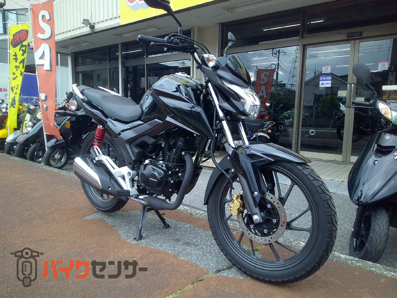 ホンダ CBF125R 空冷4サイクルOHC125ccエンジン FI車 ブラック B666744 
