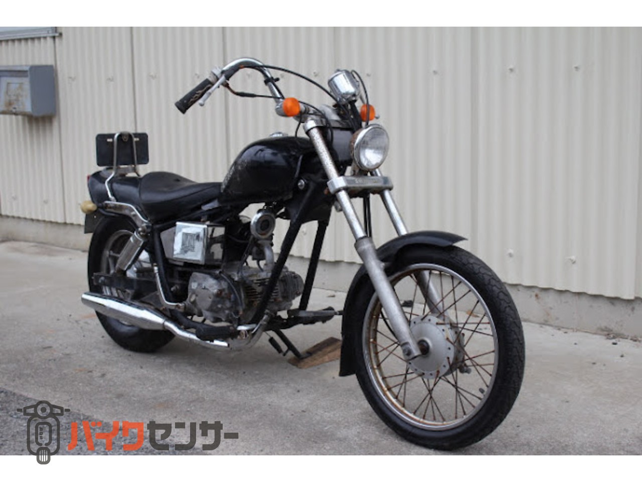 ホンダ ☆ジャズ50 AC09☆ 黒く、低く、美しく 王道チョッパースタイル