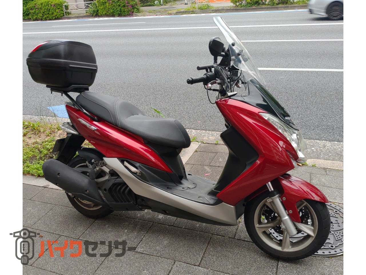 ヤマハ マジェスティ155S ETC装備、テールBOX、ハイスクリーン