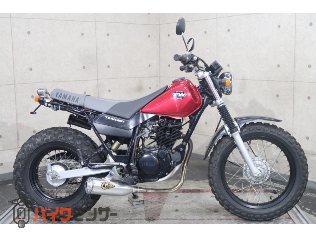 ヤマハ TW200E 2JL SP武川マフラー フェンダーレス 77656 B669210