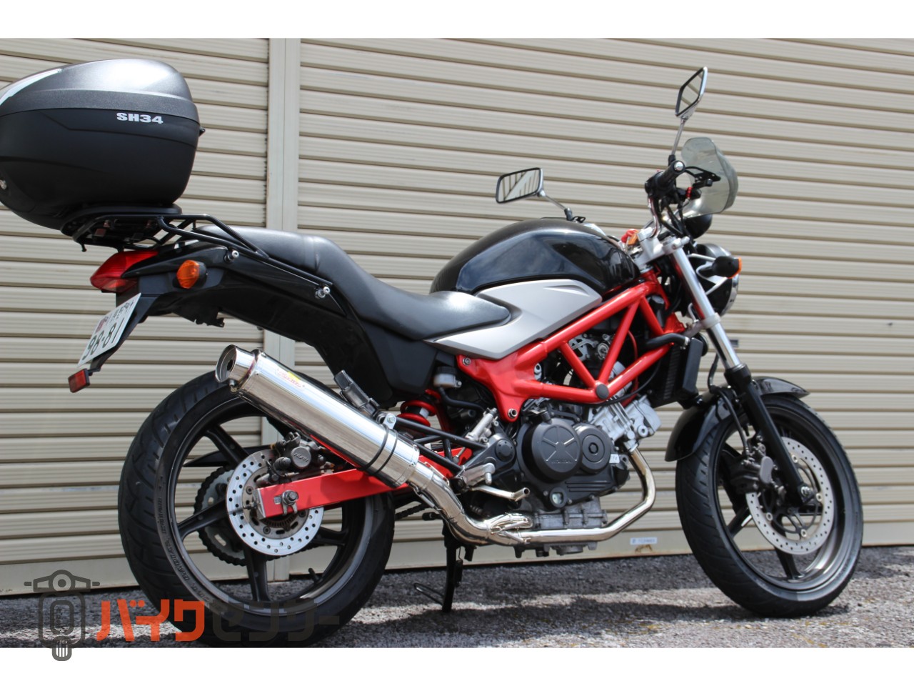 ホンダ VTR250 社外新品マフラー・Fタイヤ新品 MC33 B669482| BDS