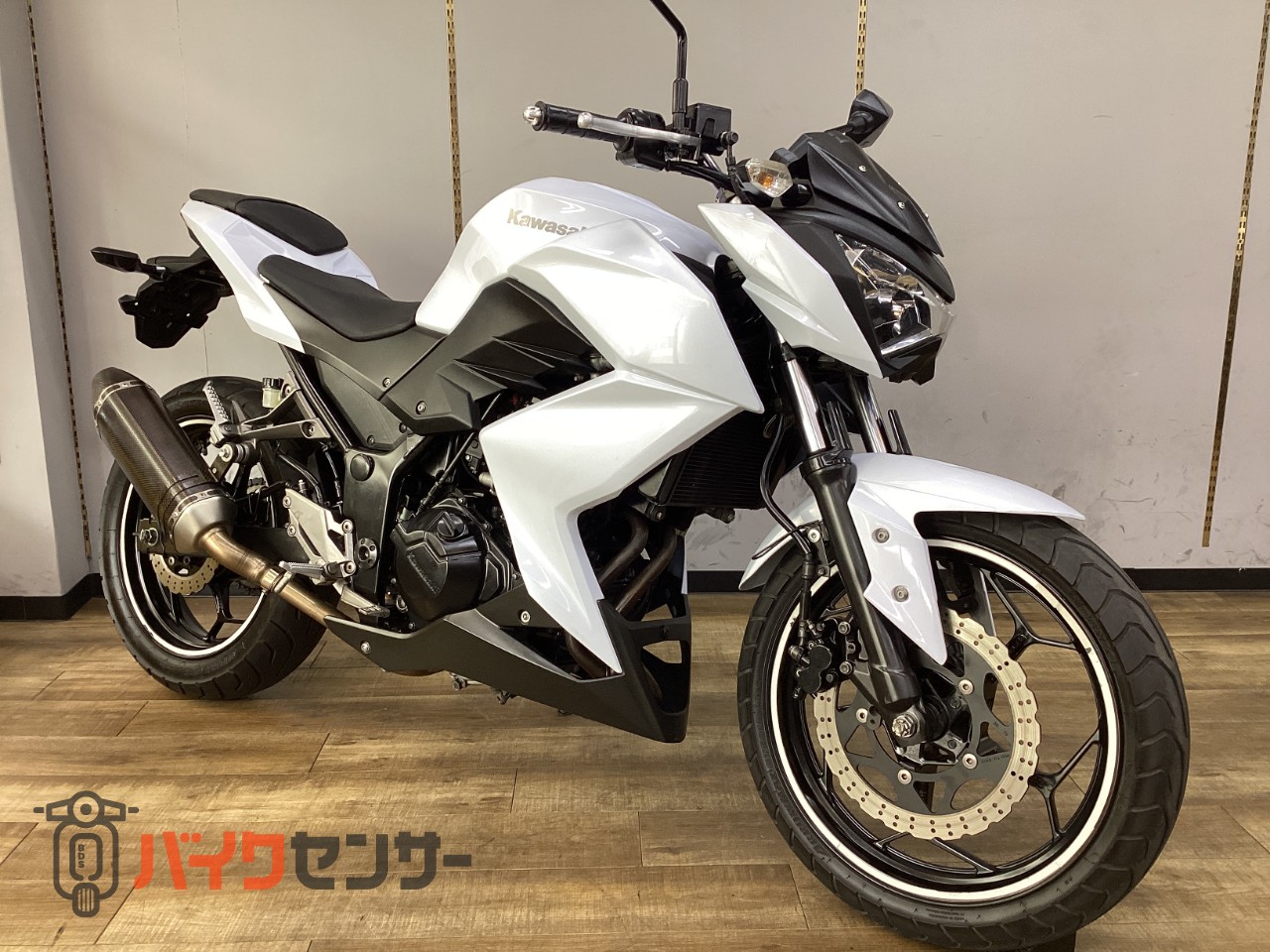 カワサキ Z250 マフラー ハンドルカスタム メットホルダー付き 点検 