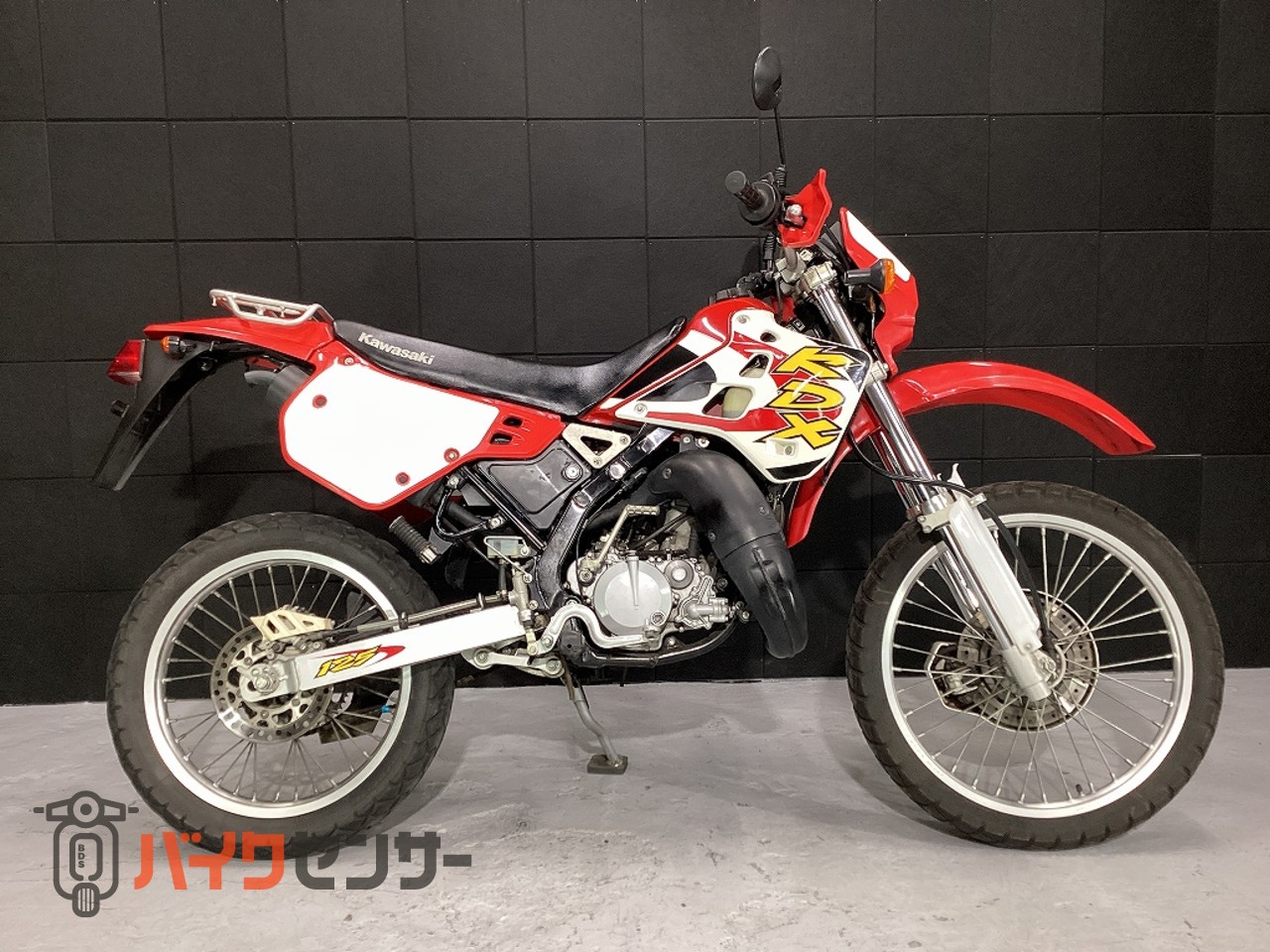 カワサキ KDX125SR 乗出し整備済・リアキャリア付・2ストローク・水冷 