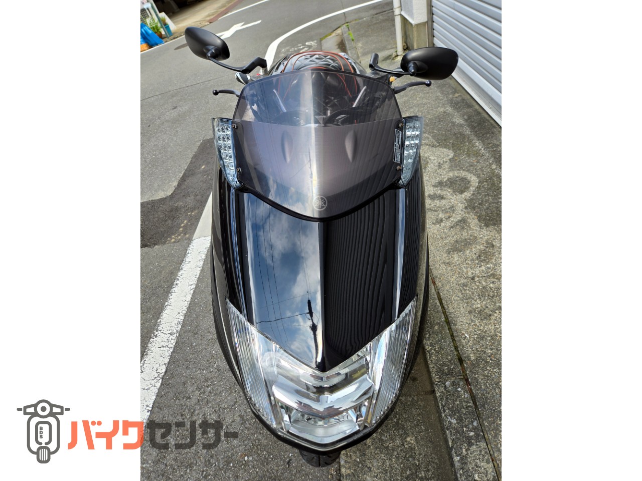 マグザム250 後ろ　エアロ　LED付き ヤマハ マグザム ライトカスタム エアロ3点セットカスタムします