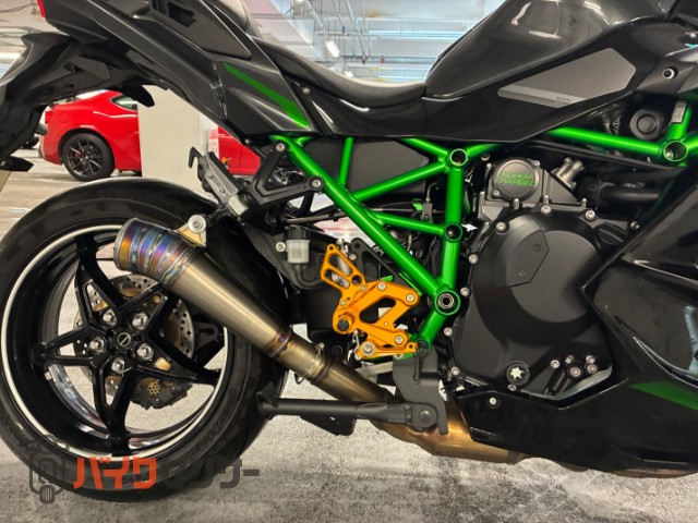 Ninja H2 SX SE ＋ 社外マフラー ステップ トリックスターラジエーター