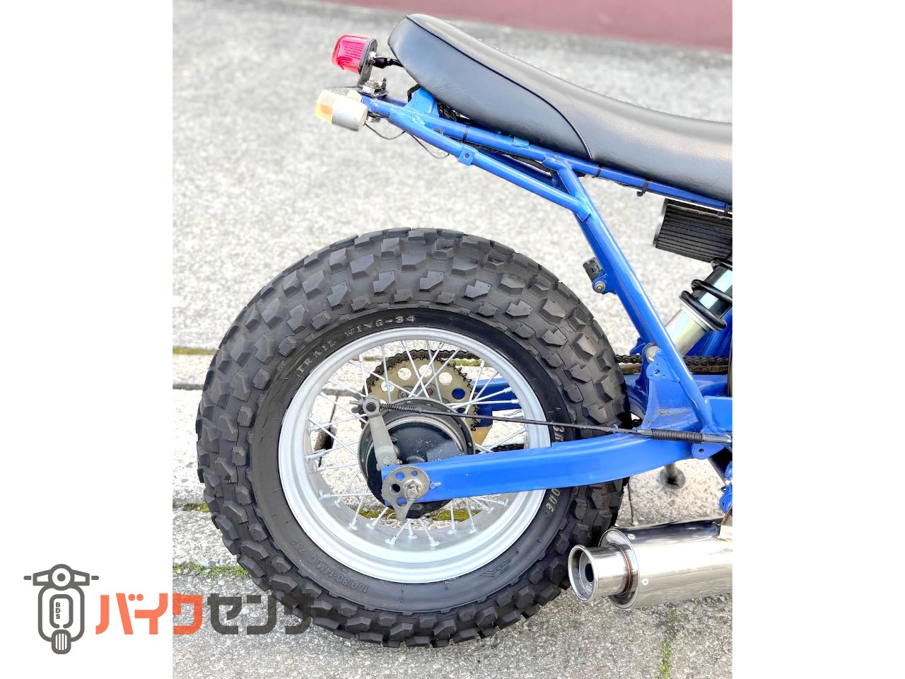 ヤマハ TW200昭和トラッカー ビンテージ初期型スカチューン キック
