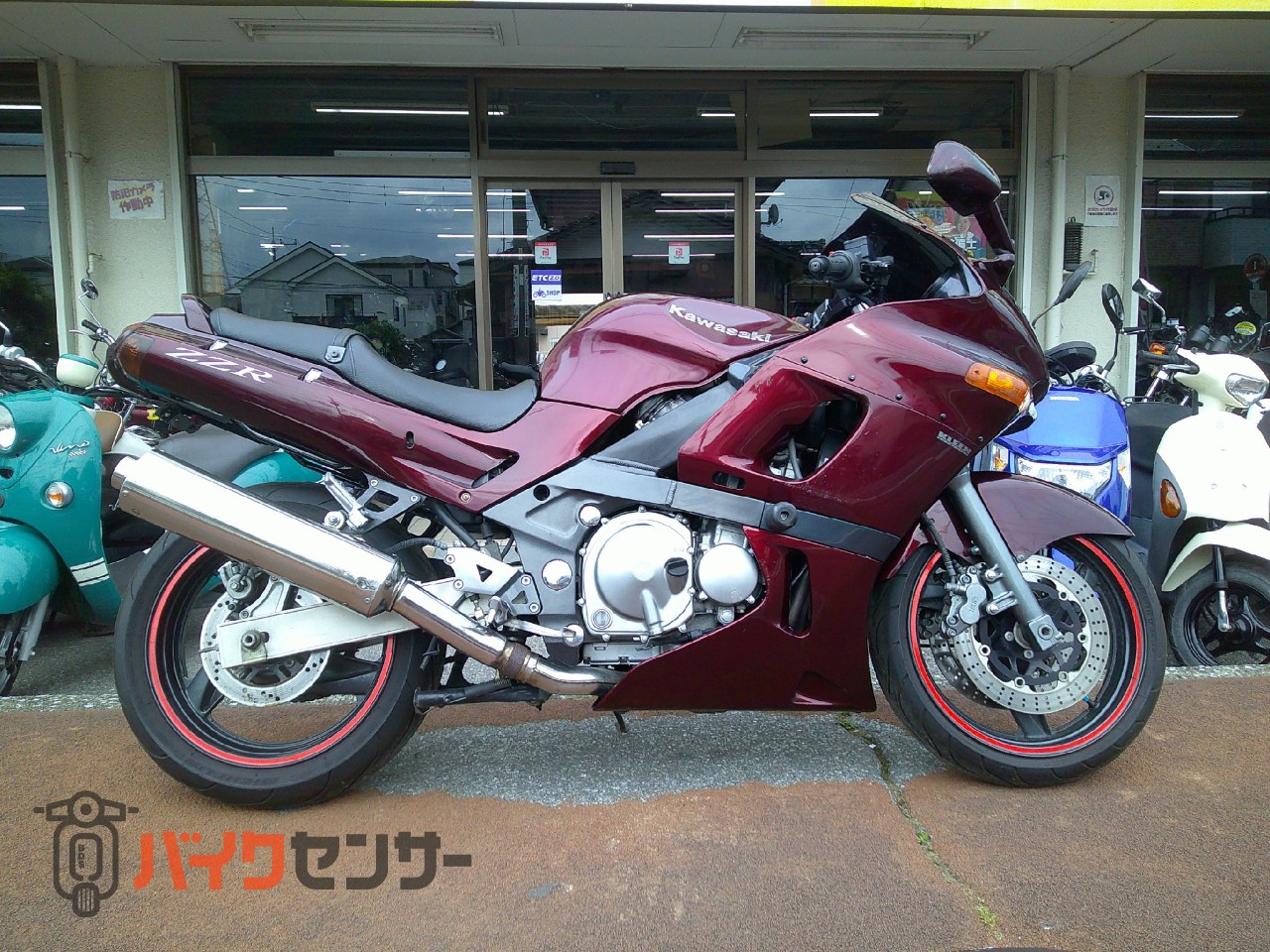 カワサキ 【動画あり】ZZ-R400 水冷4サイクル4気筒エンジン フルカウル