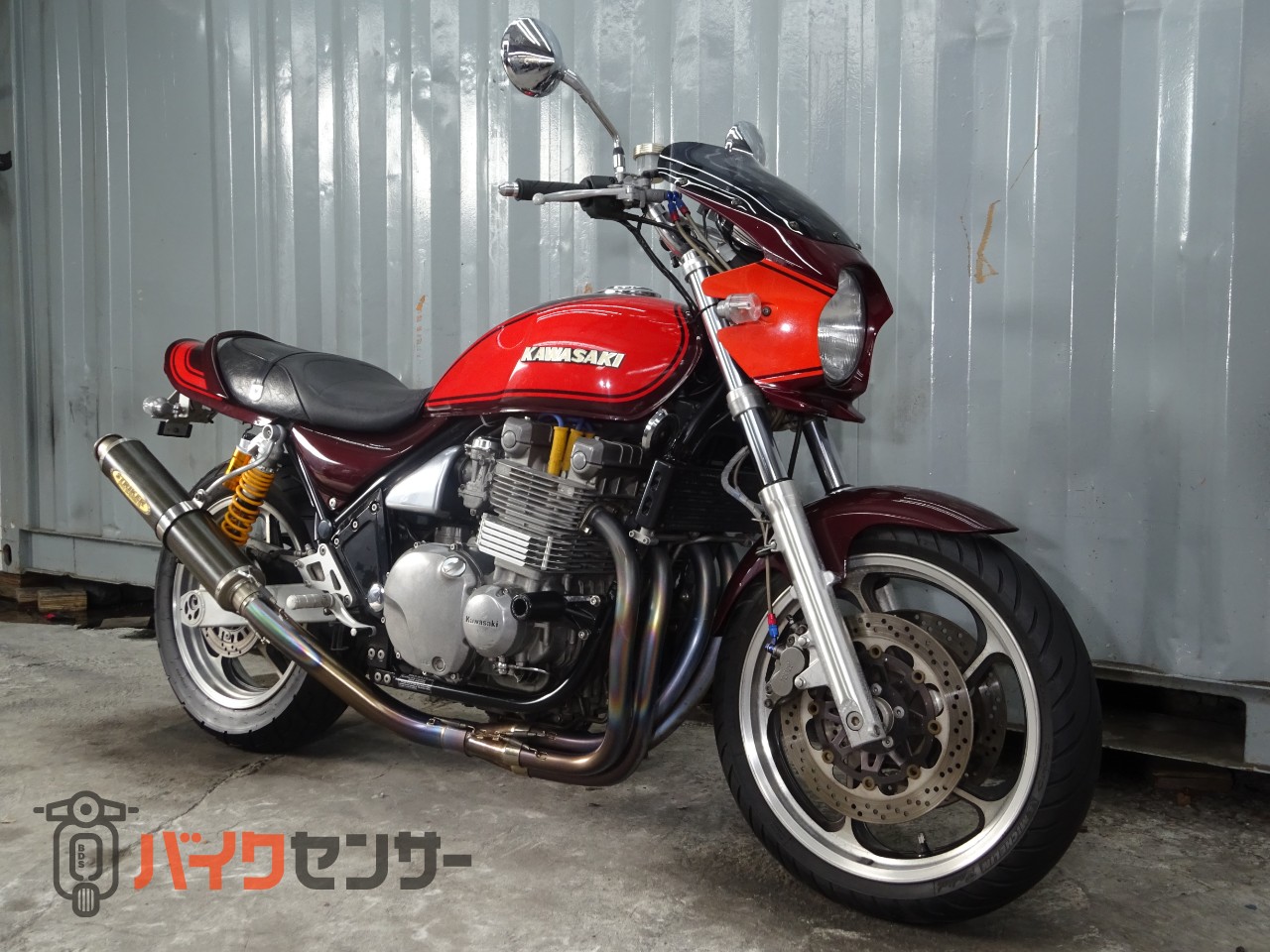 カワサキ ZEPHYR1100 1992年式 セミカスタム ストライカー製マフラー