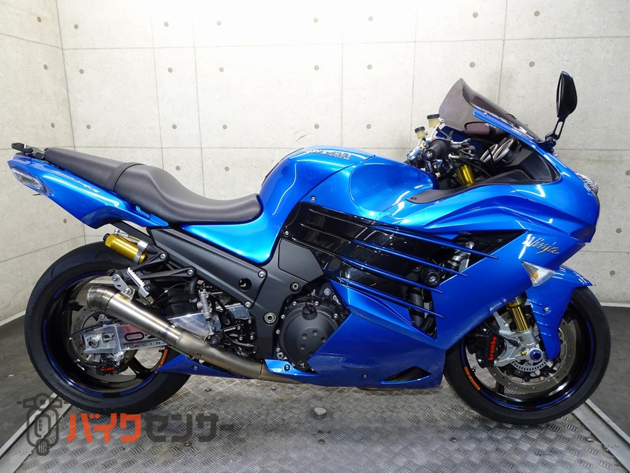 ユーロランド　青　未開封 カワサキ Ninja ZX-14R フルカスタム 前後オーリンズ OZホイール