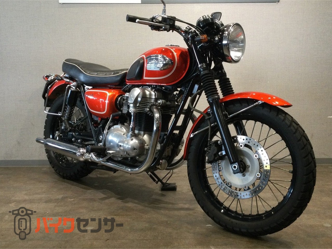 カワサキ W650 EJ650A型2007年モデル ハンドル・サイド